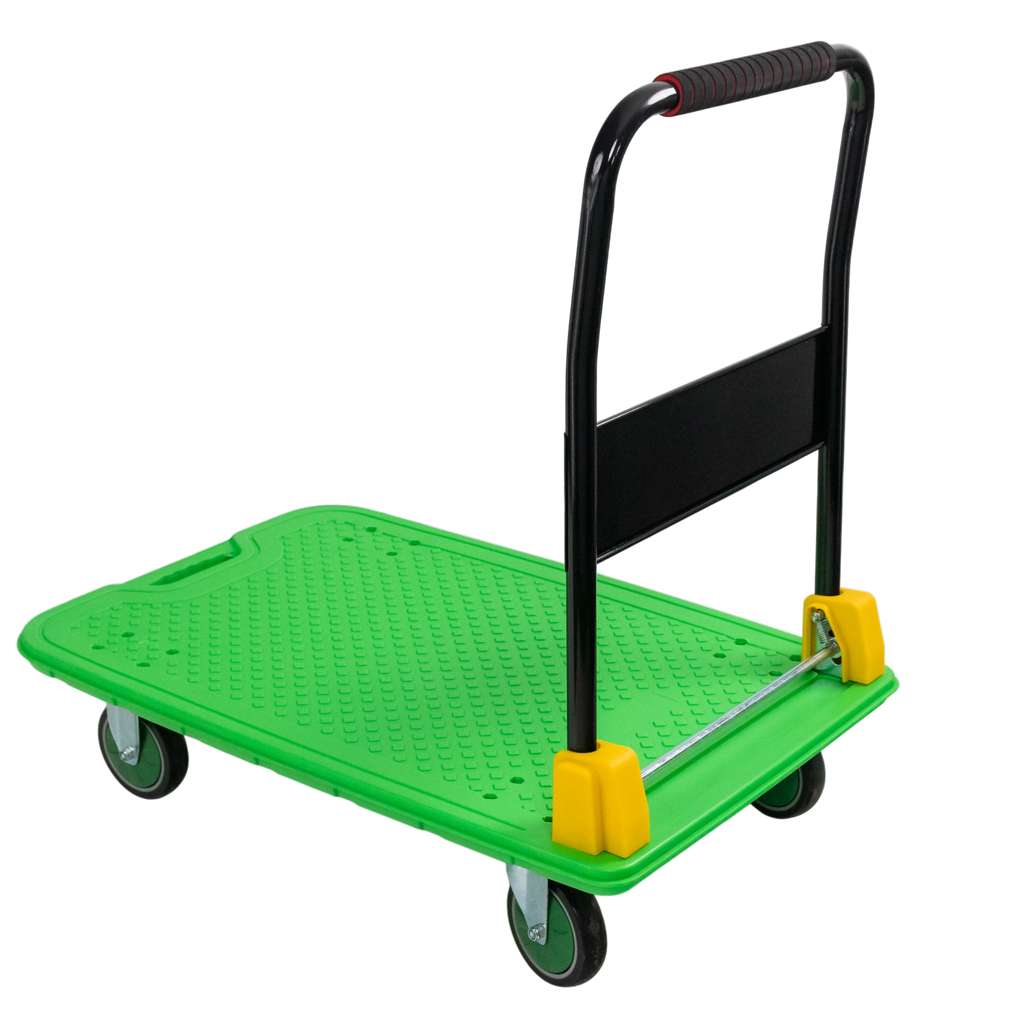 wózek platformowy, wózek magazynowy, wózek z kołami poliuretanowymi, wózek transportowy składany, wózek ręczny stalowy, wózek do magazynu, wózek na kartony i beczki, transport towarów