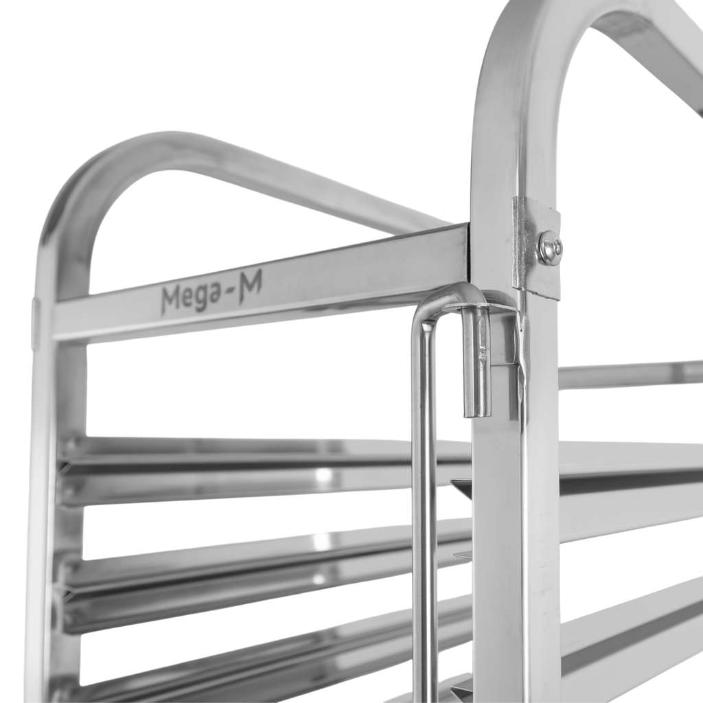 wózek gastronomiczny nierdzewny do transportu tac