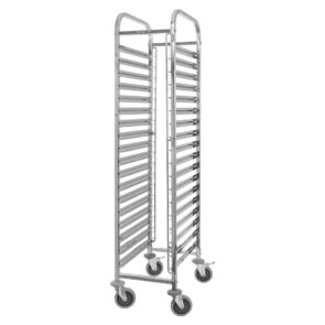 Zdjęcie produktu: Wózek regał mobilny gastronomiczny na tace Mega-M 38x55x175 cm stal nierdzewna