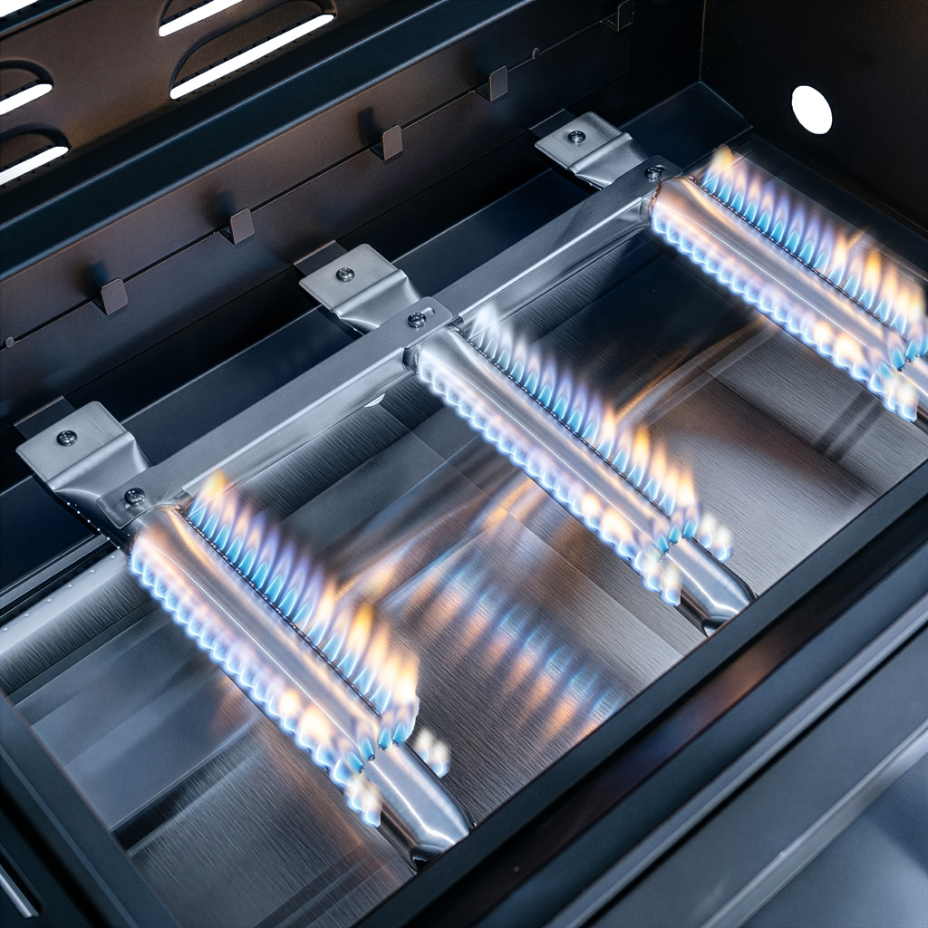 Grill ogrodowy gazowy, grill gazowy 3+1,