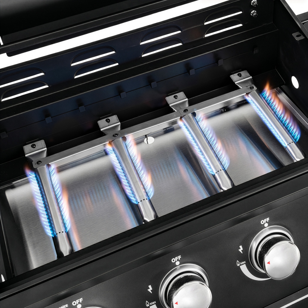 Grill gazowy ogrodowy, grill ogrodowy BERGMANN NL003
