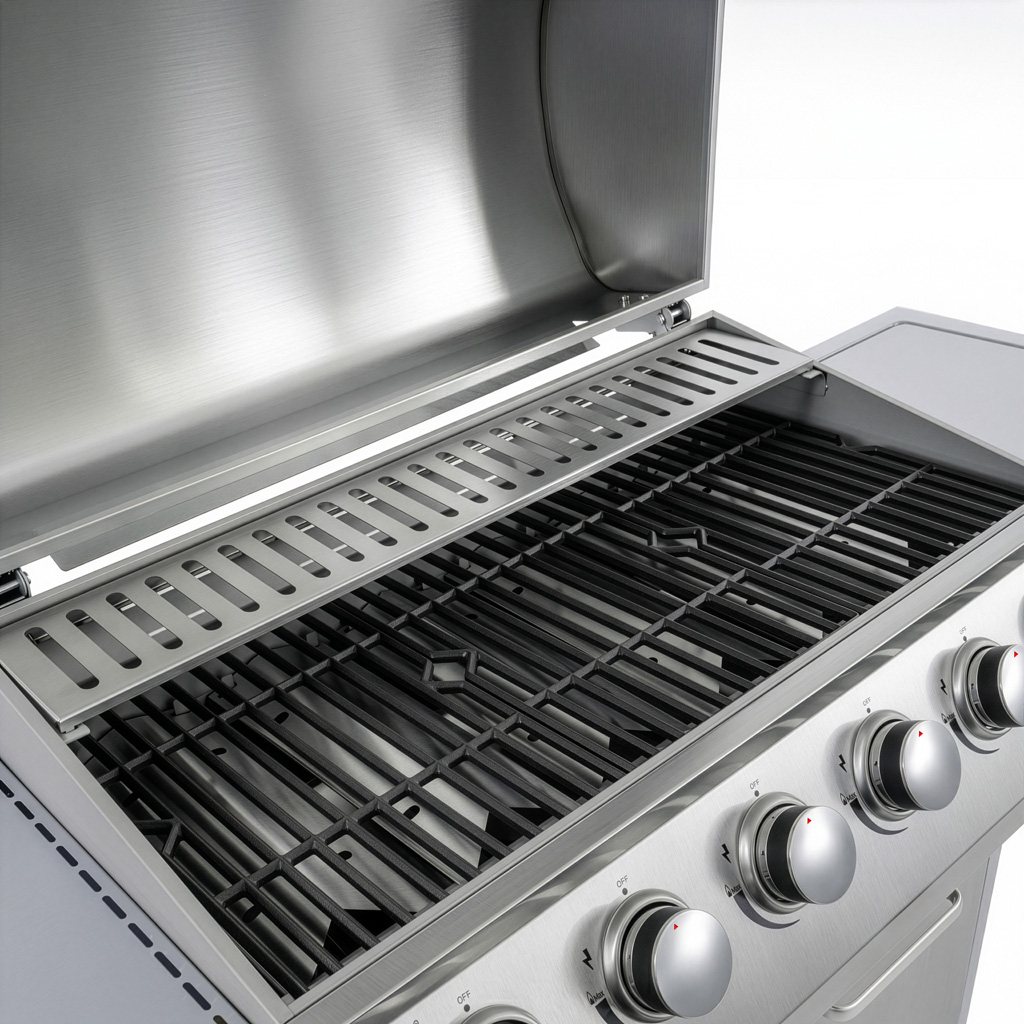 Grill gazowy ogrodowy BERGMANN NL006 6+1, grill ogrodowy gazowy
