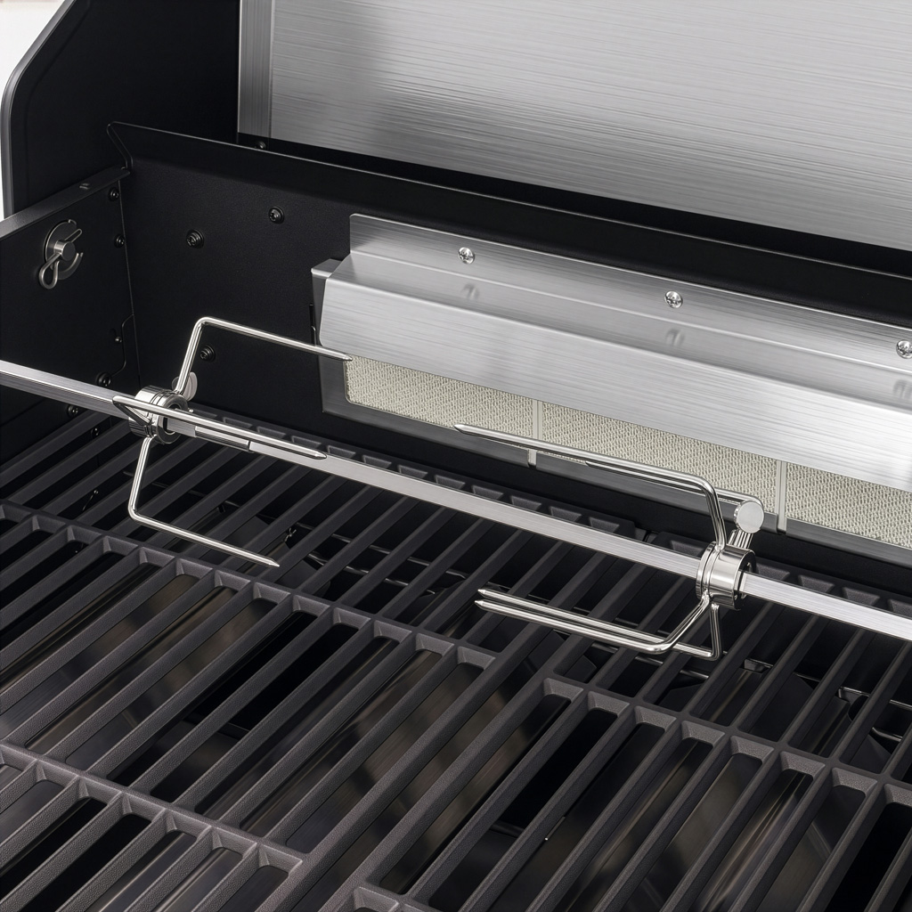 grill gazowy ogrodowy BERGMANN PREMIUM HU002 4+2, grill ogrodowy gazowy