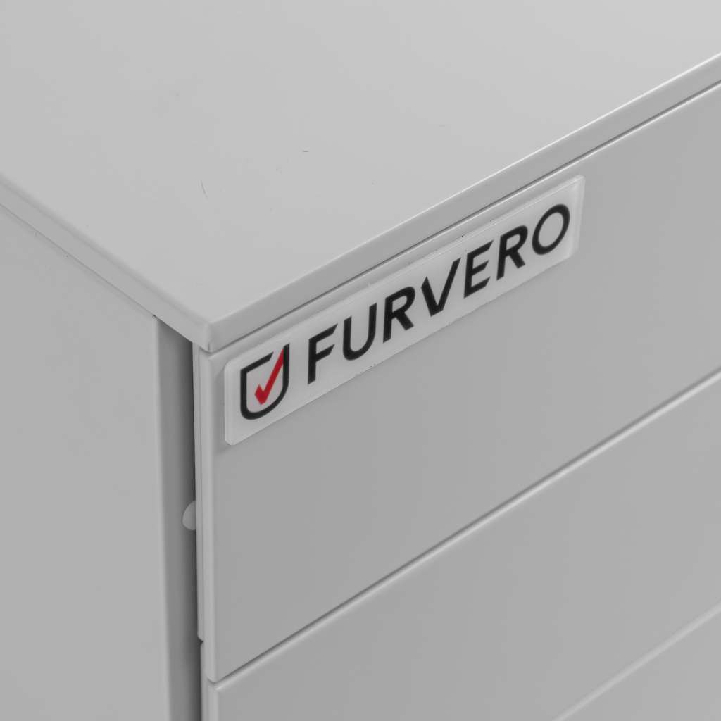 Kontenerek biurowy FURVERO szafka mobilna z szufladami pod biurko logo
