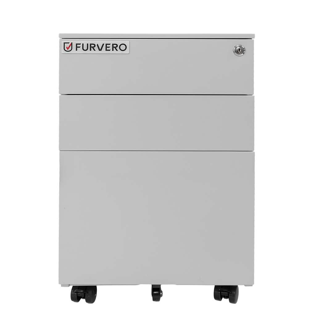 Kontenerek biurowy FURVERO szafka mobilna z szufladami pod biurko