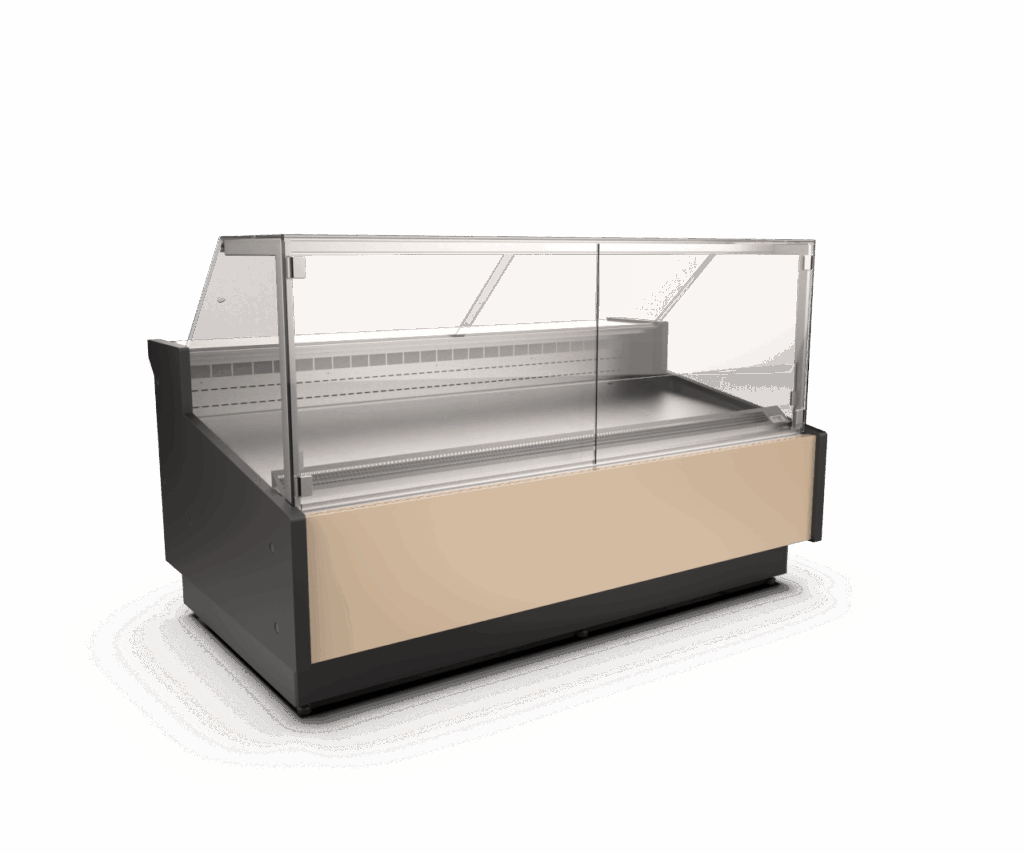 lado chłodnicza CEBEA CARMEN 157 cm pod agregat zewnętrzny, lada mięsna, lada chłodnicza ekspozycyjna na mięso