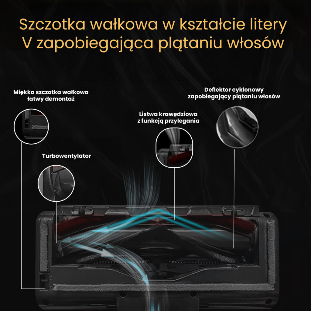 bezprzewodowy BERGMANN HAX 103 300 W, odkurzacz pionowy