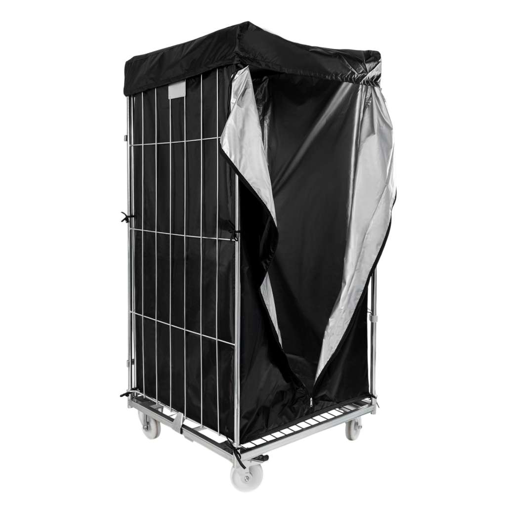 rollkontener, rollbox, rollcage, wózek siatkowy, wózek pralniczy, wózek transportowy, wózek magazynowy, rollkontener ocynkowany, wózek siatkowy czterościenny, wózek do pralni, wózek do hotelu, wózek do szpitala, klatka transportowa, zamykany wózek siatkowy, wyposażenie magazynu