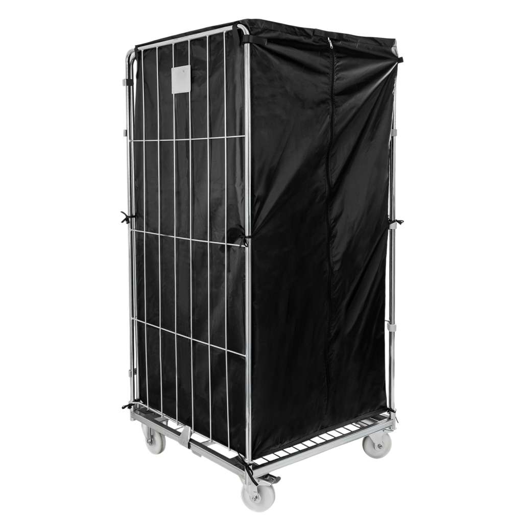 rollkontener, rollbox, rollcage, wózek siatkowy, wózek pralniczy, wózek transportowy, wózek magazynowy, rollkontener ocynkowany, wózek siatkowy czterościenny, wózek do pralni, wózek do hotelu, wózek do szpitala, klatka transportowa, zamykany wózek siatkowy, wyposażenie magazynu