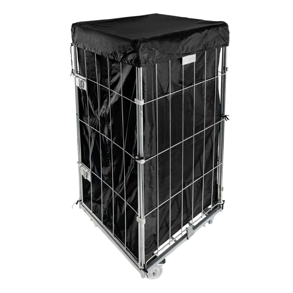 rollkontener, rollbox, rollcage, wózek siatkowy, wózek pralniczy, wózek transportowy, wózek magazynowy, rollkontener ocynkowany, wózek siatkowy czterościenny, wózek do pralni, wózek do hotelu, wózek do szpitala, klatka transportowa, zamykany wózek siatkowy, wyposażenie magazynu