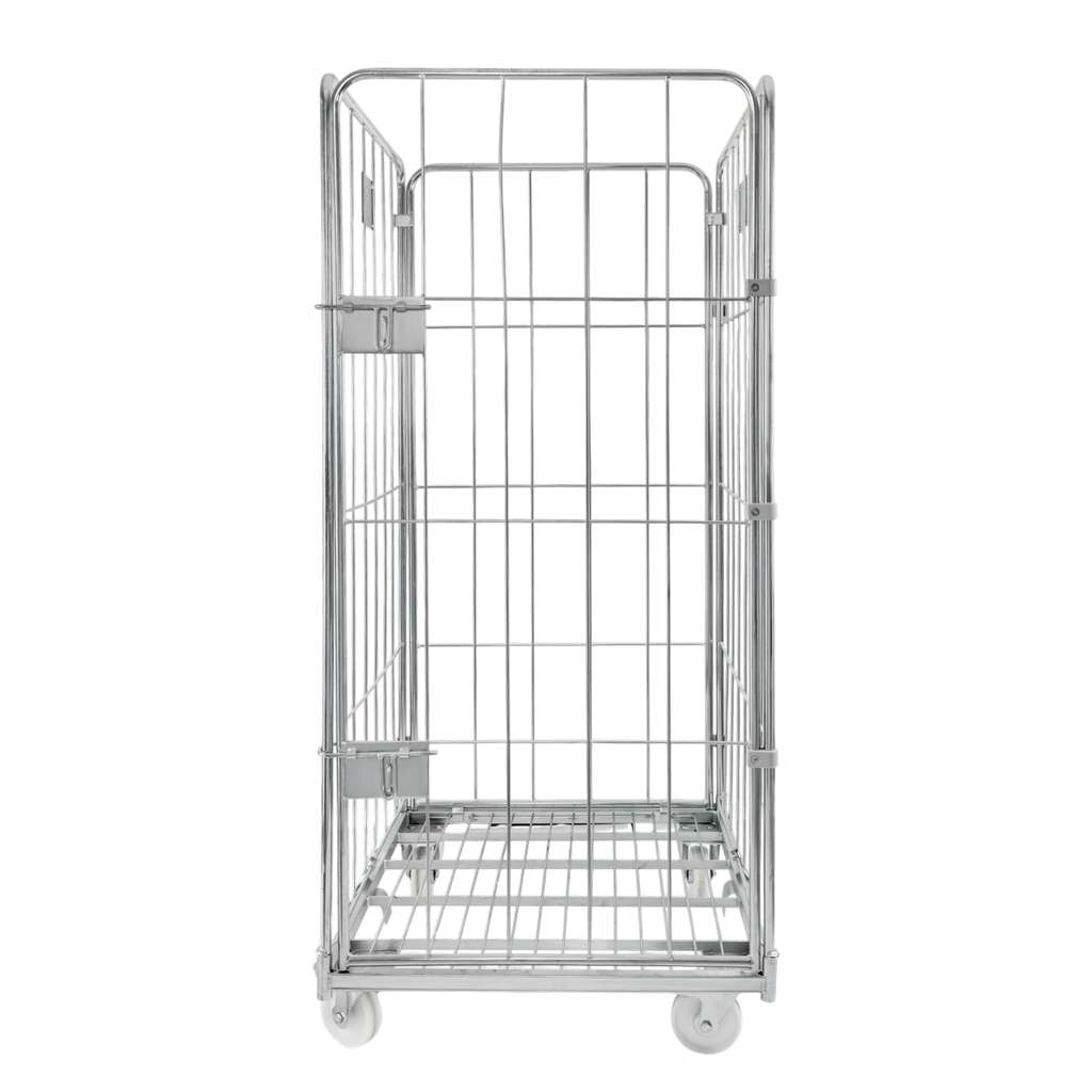 rollkontener, rollbox, rollcage, wózek siatkowy, wózek pralniczy, wózek transportowy, wózek magazynowy, rollkontener ocynkowany, wózek siatkowy czterościenny, wózek do pralni, wózek do hotelu, wózek do szpitala, klatka transportowa, zamykany wózek siatkowy, wyposażenie magazynu