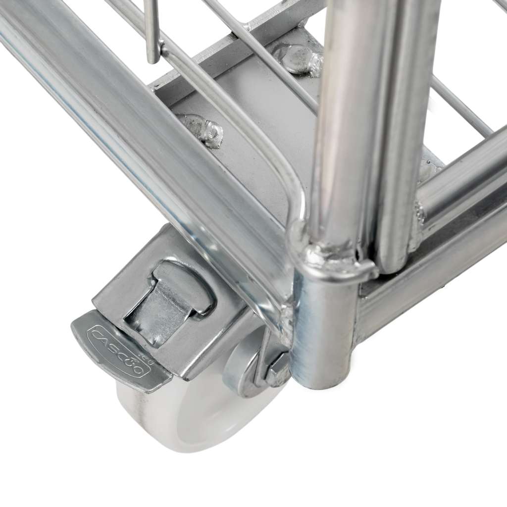 rollkontener, rollbox, rollcage, wózek siatkowy, wózek pralniczy, wózek transportowy, wózek magazynowy, rollkontener ocynkowany, wózek siatkowy czterościenny, wózek do pralni, wózek do hotelu, wózek do szpitala, klatka transportowa, zamykany wózek siatkowy, wyposażenie magazynu