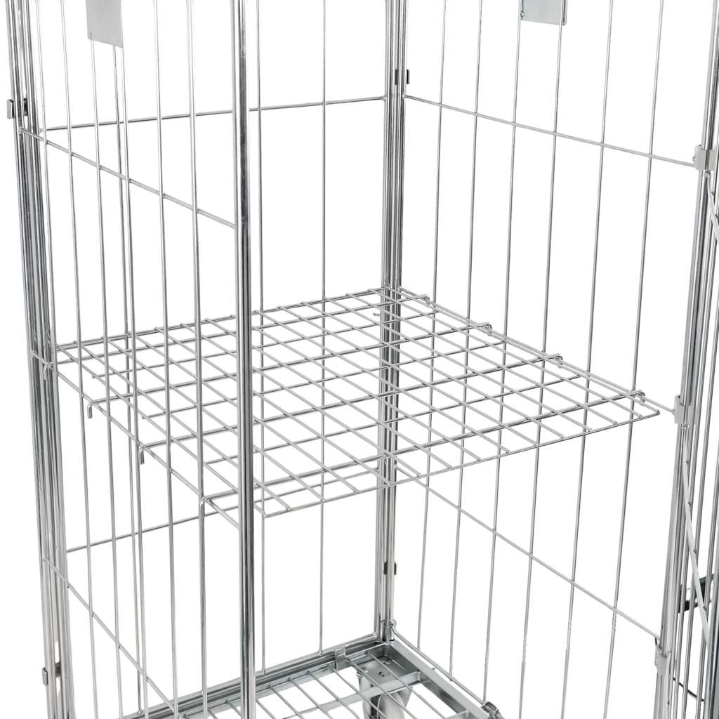 rollkontener, rollbox, rollcage, wózek siatkowy, wózek pralniczy, wózek transportowy, wózek magazynowy, rollkontener ocynkowany, wózek siatkowy czterościenny, wózek do pralni, wózek do hotelu, wózek do szpitala, klatka transportowa, zamykany wózek siatkowy, wyposażenie magazynu