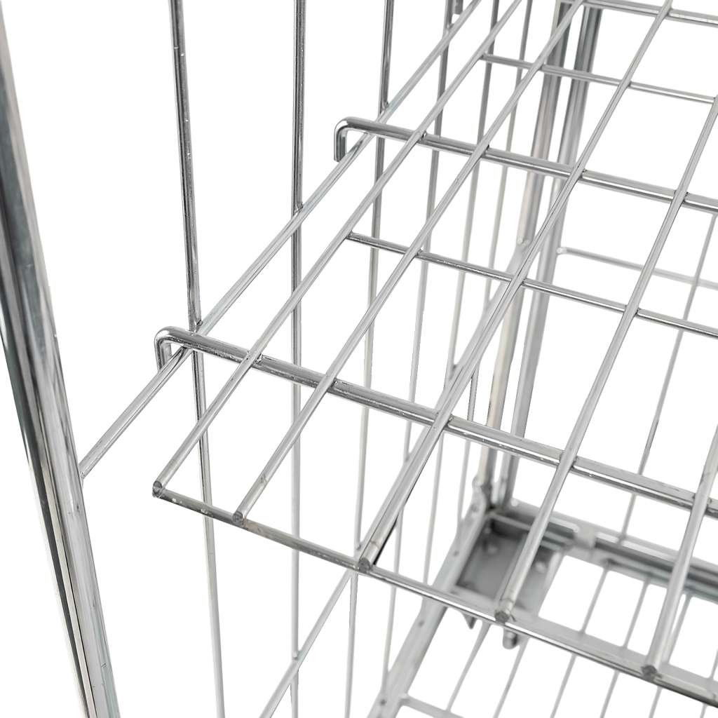 rollkontener, rollbox, rollcage, wózek siatkowy, wózek pralniczy, wózek transportowy, wózek magazynowy, rollkontener ocynkowany, wózek siatkowy czterościenny, wózek do pralni, wózek do hotelu, wózek do szpitala, klatka transportowa, zamykany wózek siatkowy, wyposażenie magazynu