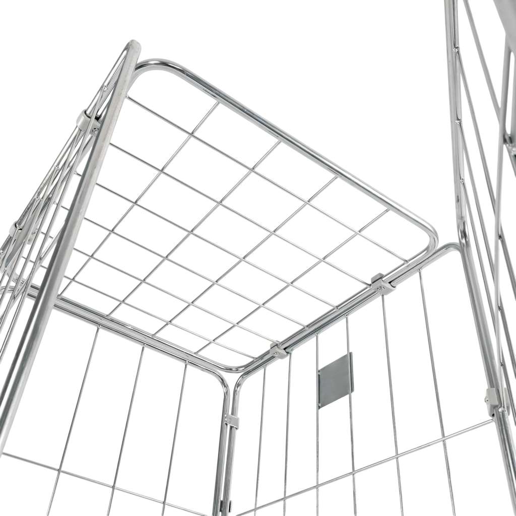 rollkontener, rollbox, rollcage, wózek siatkowy, wózek pralniczy, wózek transportowy, wózek magazynowy, rollkontener ocynkowany, wózek siatkowy czterościenny, wózek do pralni, wózek do hotelu, wózek do szpitala, klatka transportowa, zamykany wózek siatkowy, wyposażenie magazynu