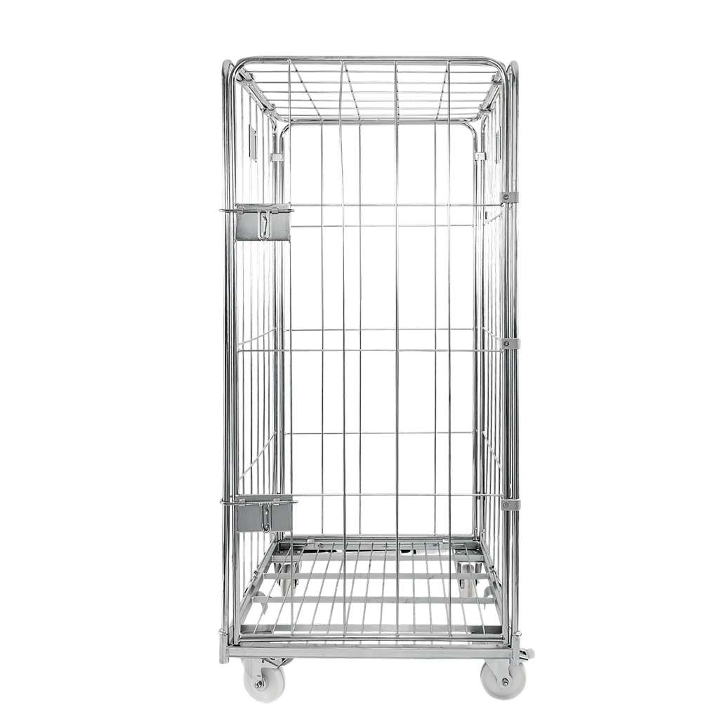 rollkontener, rollbox, rollcage, wózek siatkowy, wózek pralniczy, wózek transportowy, wózek magazynowy, rollkontener ocynkowany, wózek siatkowy czterościenny, wózek do pralni, wózek do hotelu, wózek do szpitala, klatka transportowa, zamykany wózek siatkowy, wyposażenie magazynu