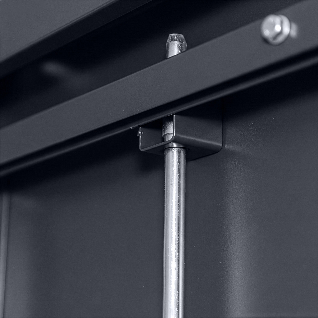 szafa narzędziowa metalowa, szafa warsztatowa, szafa metalowa na narzędzia, szafa do warsztatu, szafa stalowa z zamkiem, szafa z półkami regulowanymi, meble warsztatowe metalowe, wyposażenie warsztatu