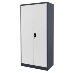 Zdjęcie produktu: Szafa warsztatowa metalowa WERKBERG W-101S G/S pełne drzwi S-90 cm G-40 cm H-185 cm grafitowa szary front