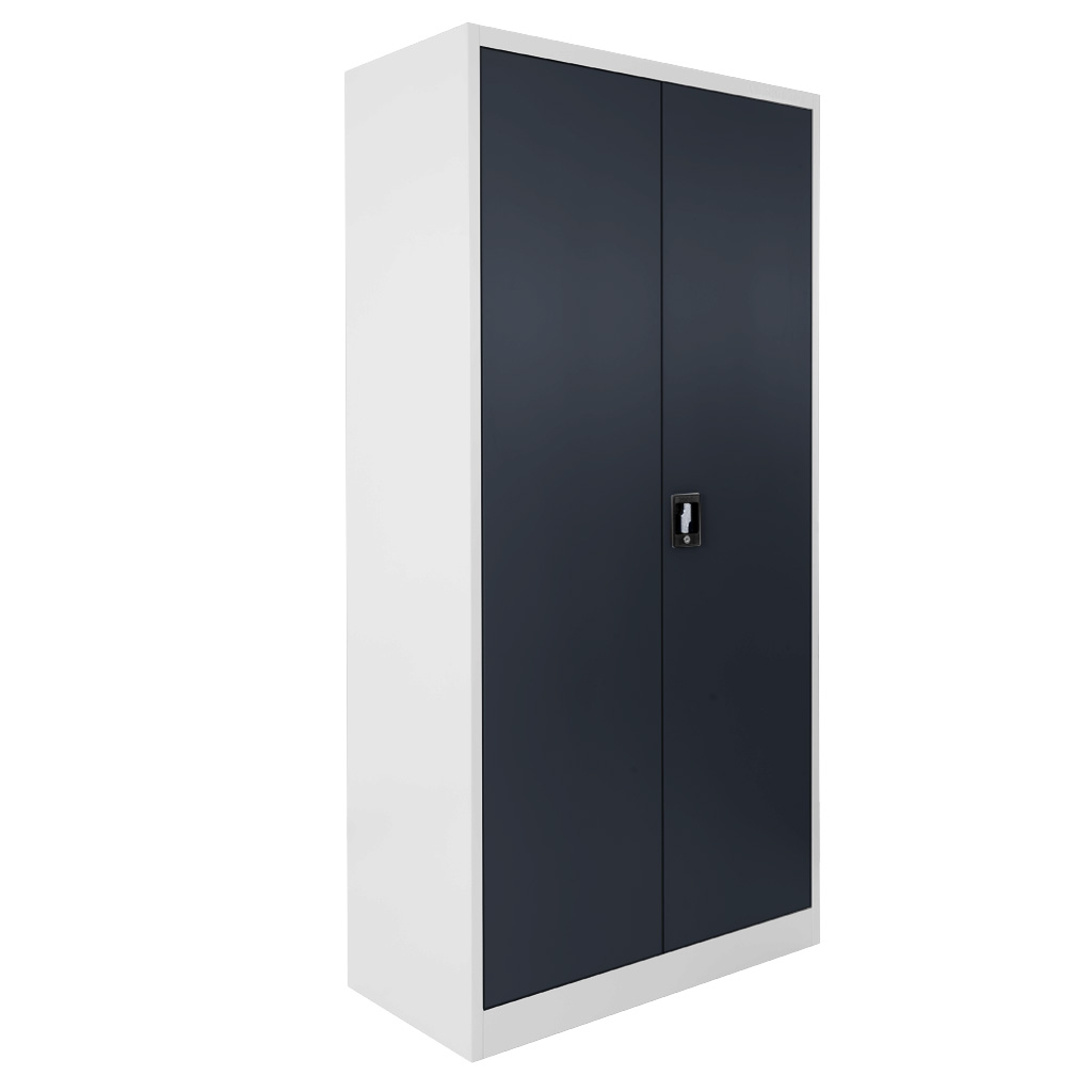 szafa narzędziowa metalowa, szafa warsztatowa, szafa metalowa na narzędzia, szafa do warsztatu, szafa stalowa z zamkiem, szafa z półkami regulowanymi, meble warsztatowe metalowe, wyposażenie warsztatu