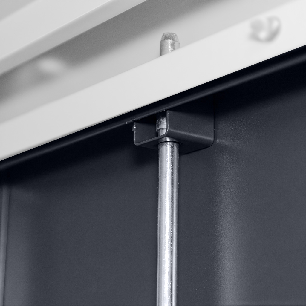 szafa narzędziowa metalowa, szafa warsztatowa, szafa metalowa na narzędzia, szafa do warsztatu, szafa stalowa z zamkiem, szafa z półkami regulowanymi, meble warsztatowe metalowe, wyposażenie warsztatu