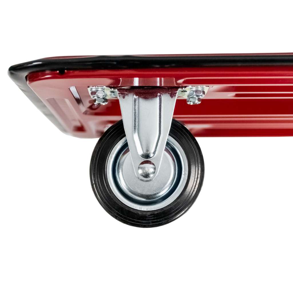 wózek platformowy, wózek magazynowy, wózek z kołami poliuretanowymi, wózek transportowy składany, wózek ręczny stalowy, wózek do magazynu, wózek na kartony i beczki, transport towarów