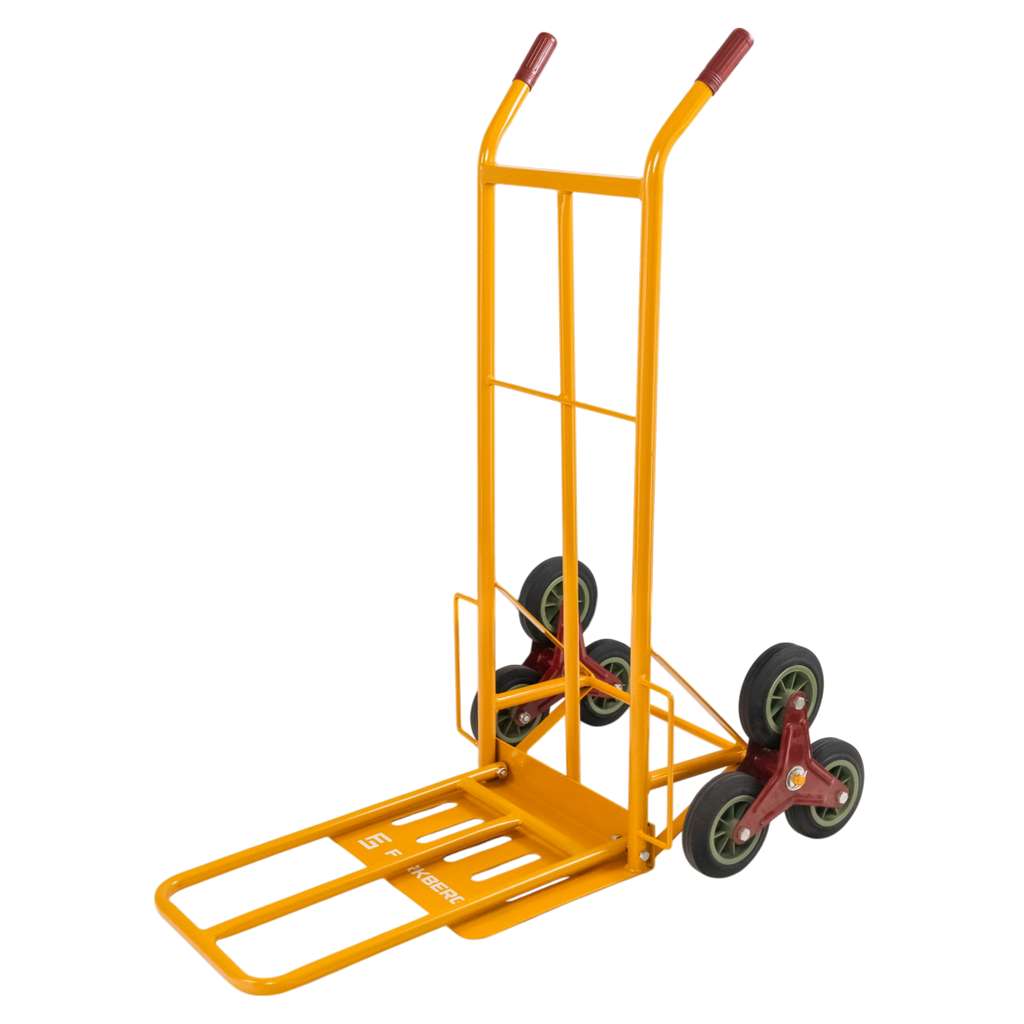 wózek schodowy, wózek transportowy na schody, młynarka transportowa, wózek z potrójnymi kołami, wózek do AGD, wózek do przeprowadzek, wózek budowlany schodowy, wózek magazynowy schodowy, wózek magazynowy, wózek młynarka