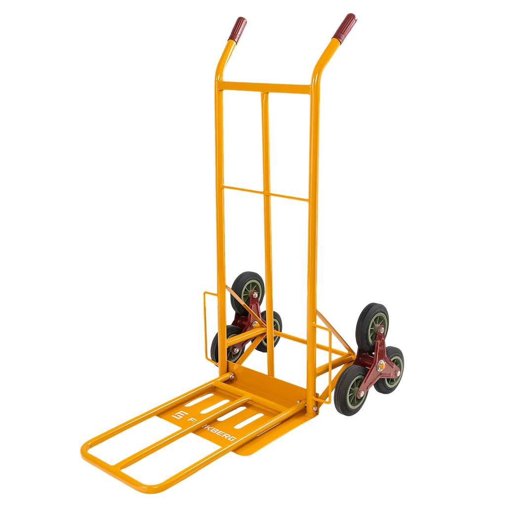 wózek schodowy, wózek transportowy na schody, młynarka transportowa, wózek z potrójnymi kołami, wózek do AGD, wózek do przeprowadzek, wózek budowlany schodowy, wózek magazynowy schodowy, wózek magazynowy, wózek młynarka