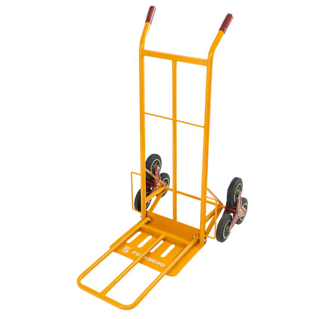 wózek schodowy, wózek transportowy na schody, młynarka transportowa, wózek z potrójnymi kołami, wózek do AGD, wózek do przeprowadzek, wózek budowlany schodowy, wózek magazynowy schodowy, wózek magazynowy, wózek młynarka