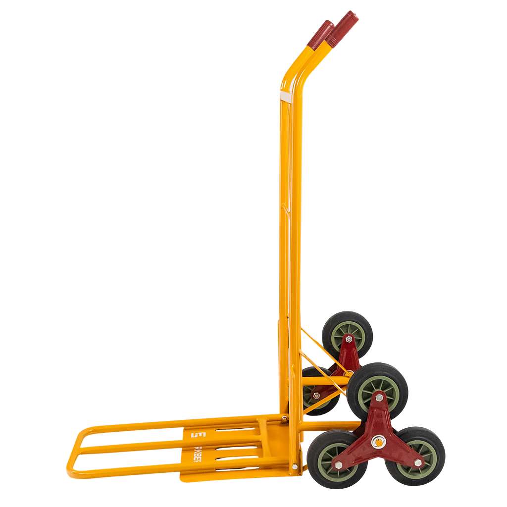 wózek schodowy, wózek transportowy na schody, młynarka transportowa, wózek z potrójnymi kołami, wózek do AGD, wózek do przeprowadzek, wózek budowlany schodowy, wózek magazynowy schodowy, wózek magazynowy, wózek młynarka