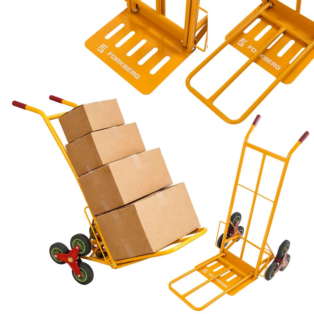 wózek schodowy, wózek transportowy na schody, młynarka transportowa, wózek z potrójnymi kołami, wózek do AGD, wózek do przeprowadzek, wózek budowlany schodowy, wózek magazynowy schodowy, wózek magazynowy, wózek młynarka