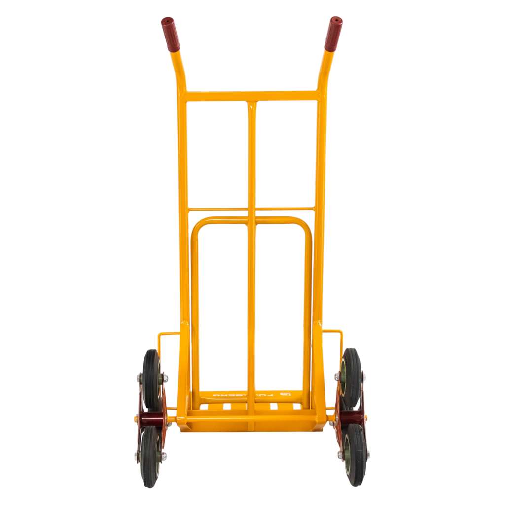 wózek schodowy, wózek transportowy na schody, młynarka transportowa, wózek z potrójnymi kołami, wózek do AGD, wózek do przeprowadzek, wózek budowlany schodowy, wózek magazynowy schodowy, wózek magazynowy, wózek młynarka
