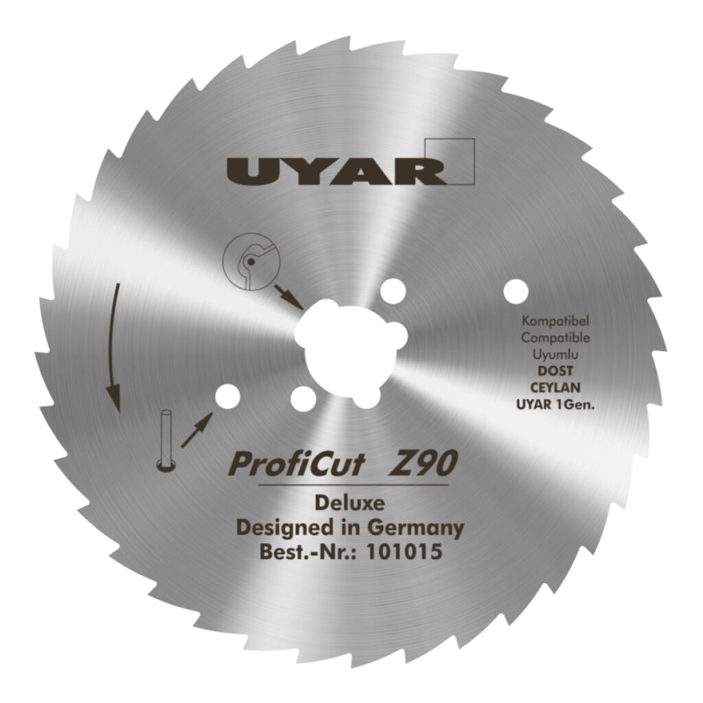 Ostrze ząbkowane 90mm, oryginalne, UYAR ProfiCut Z90 Deluxe (2 gen.)