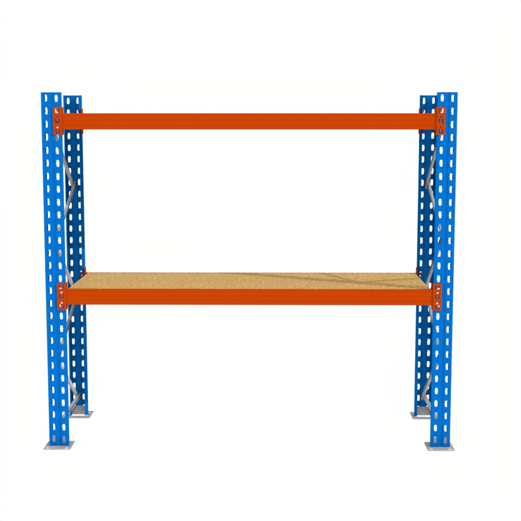 Regał magazynowy półkowy, regał do magazynu, regał półkowy Mega-M XR 200x286x80 cm