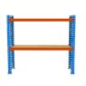 Regał magazynowy półkowy, regał do magazynu, regał półkowy Mega-M XR 200x286x80 cm moduł bazowy