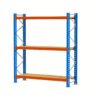Regał magazynowy półkowy, regał do magazynu, regał półkowy Mega-M XR 250x286x80 cm moduł bazowy