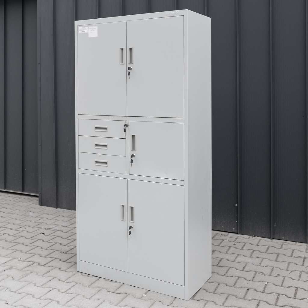 szafa biurowa metalowa, szafa na akta, szafa metalowa, szafa aktowa z sejfem, szafa biurowa na dokumenty, szafa z szufladami, szafa na segregatory, szafa metalowa zamykana na klucz, meble biurowe