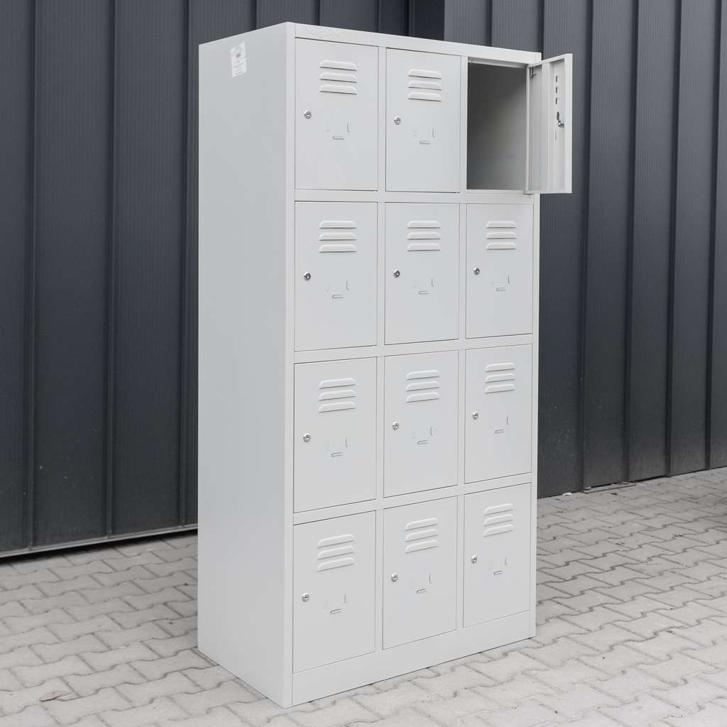 szafa skrytkowa BHP, szafka skrytkowa metalowa, szafa socjalna 12 skrytek, szafka depozytowa, szafa BHP, szafka szkolna metalowa, szafka do szatni, metalowa szafa skrytkowa, szafa pracownicza, szafa socjalna metalowa