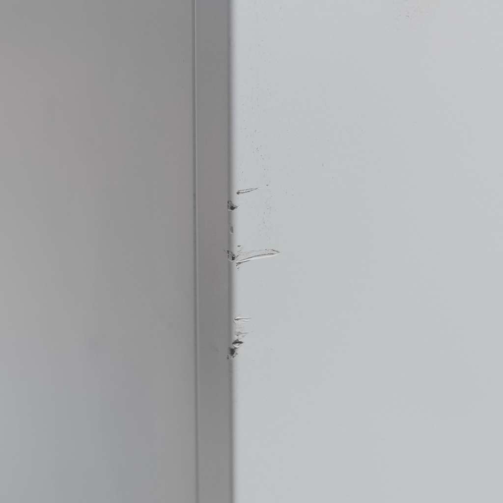 Szafka skrytkowa BHP Mega-M 4 skrytki 80x50x180 cm szara grafitowy front POWYSTAWOWA