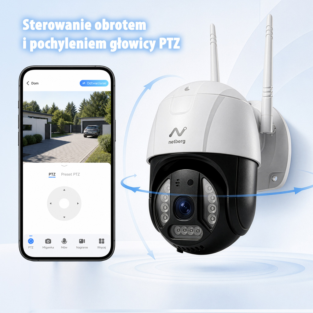 kamera zewnętrzna, kamera IP, kamera do monitoringu NETBERG GY001