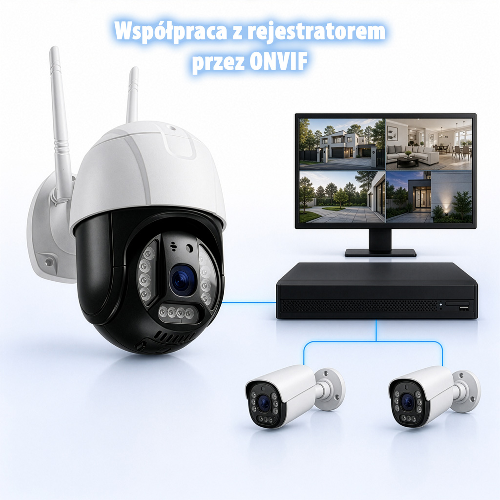 kamera zewnętrzna, kamera IP, kamera do monitoringu NETBERG GY002