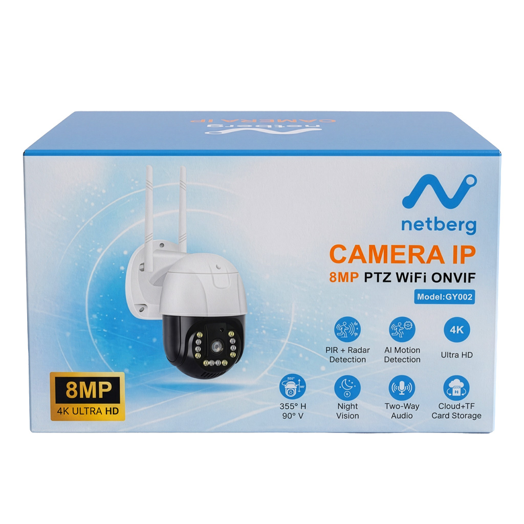 kamera zewnętrzna, kamera IP, kamera do monitoringu NETBERG GY002