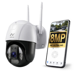 Zdjęcie produktu: Kamera zewnętrzna IP do monitoringu NETBERG GY002 8MPx WiFi PTZ ONVIF