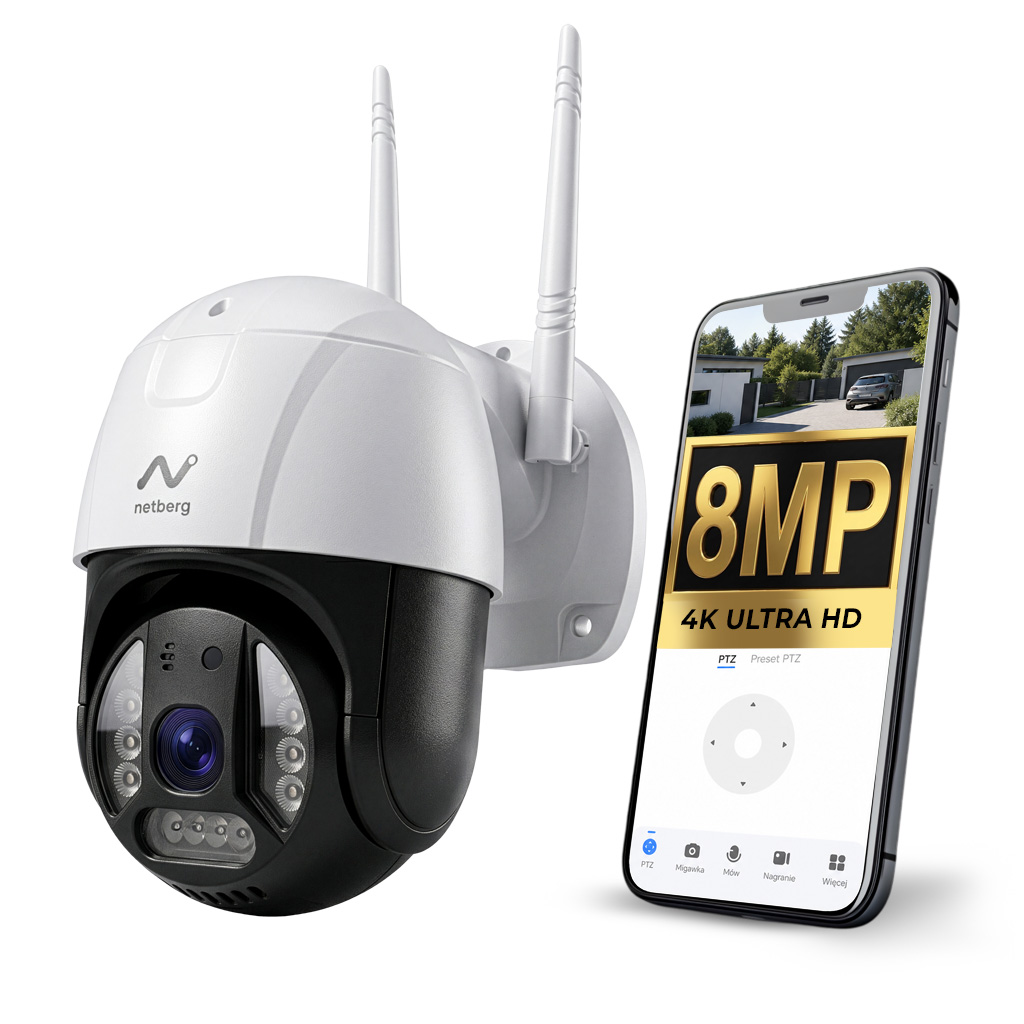 kamera zewnętrzna, kamera IP, kamera do monitoringu NETBERG GY002