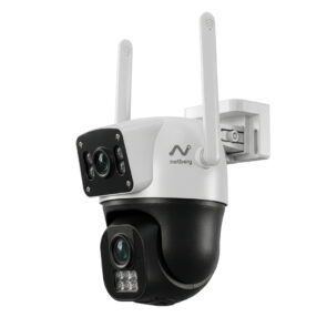 Zdjęcie produktu: Kamera zewnętrzna IP do monitoringu NETBERG GY003 2 x 5MPx PTZ WiFi ONVIF