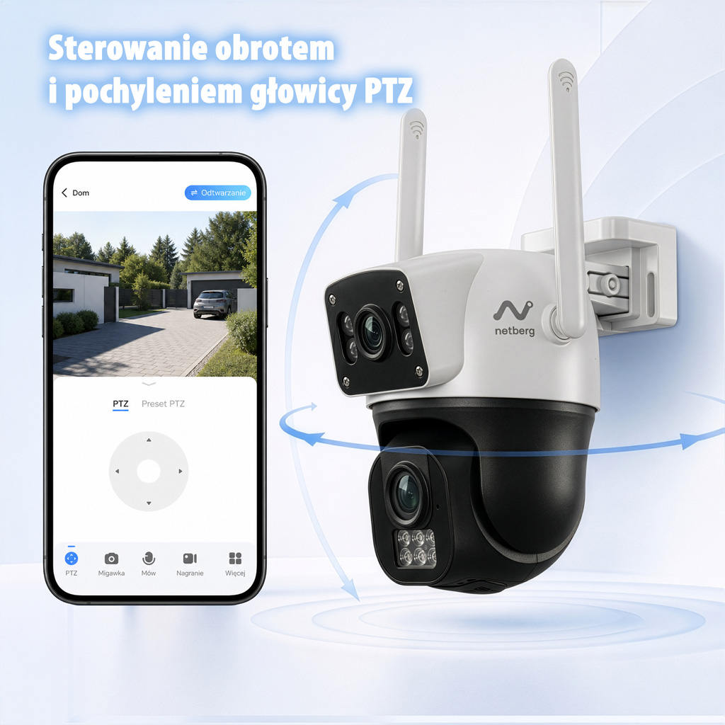 kamera zewnętrzna, kamera IP, kamera do monitoringu NETBERG GY003