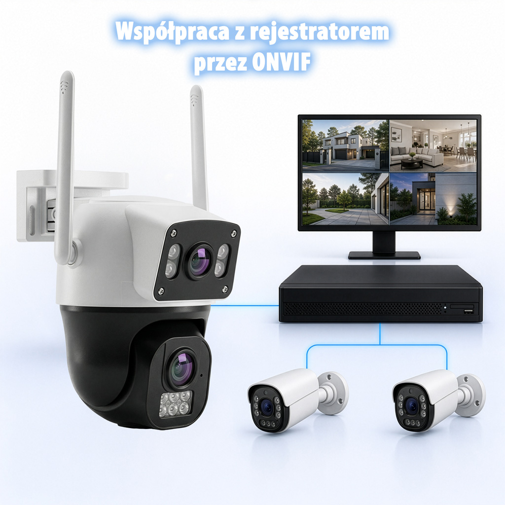 kamera zewnętrzna, kamera IP, kamera do monitoringu NETBERG GY003