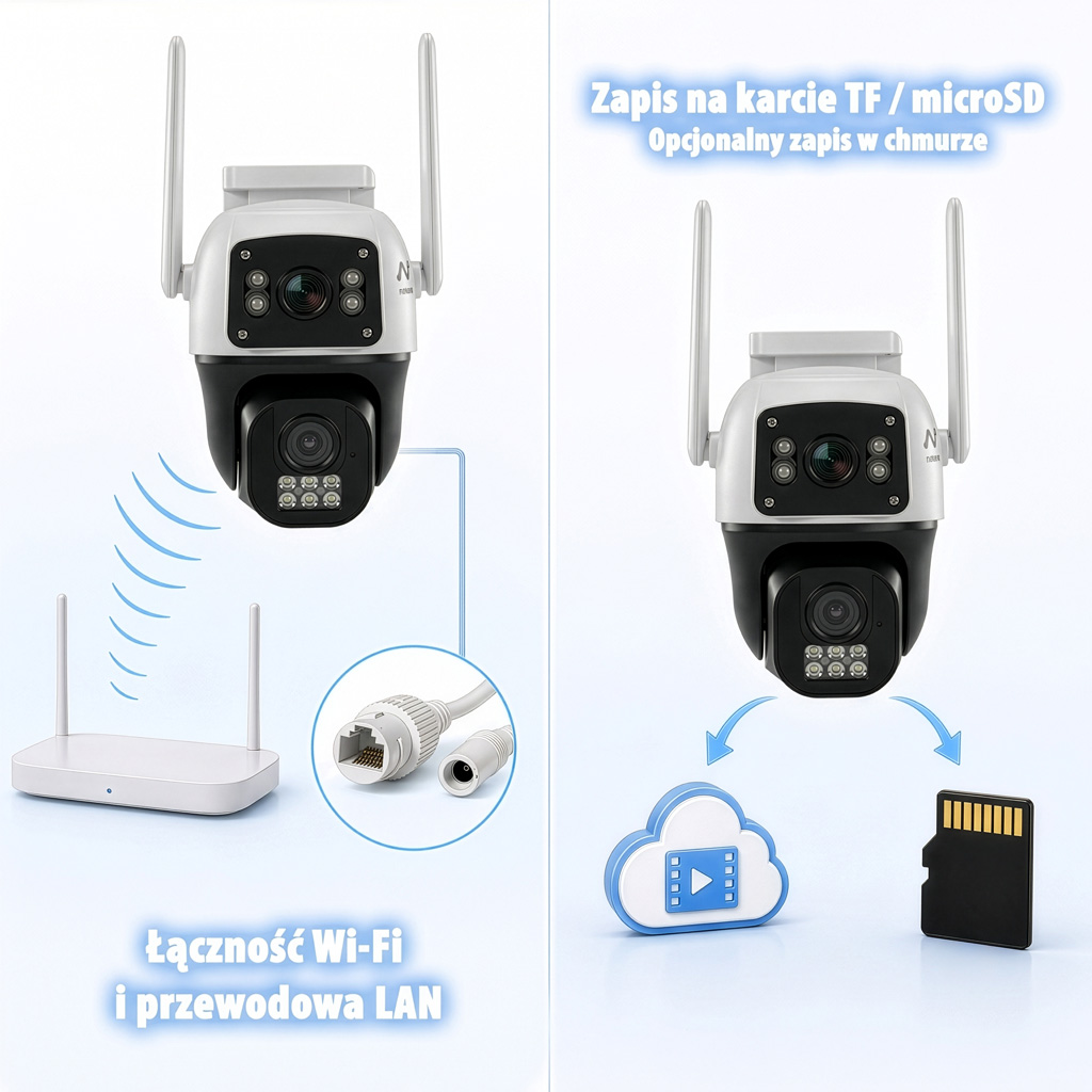 kamera zewnętrzna, kamera IP, kamera do monitoringu NETBERG GY003