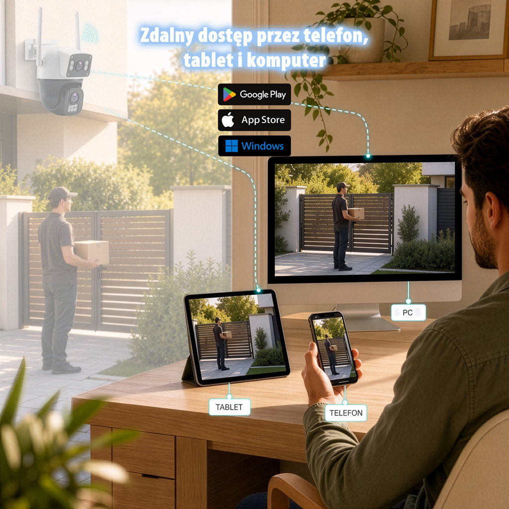 kamera zewnętrzna, kamera IP, kamera do monitoringu NETBERG GY003