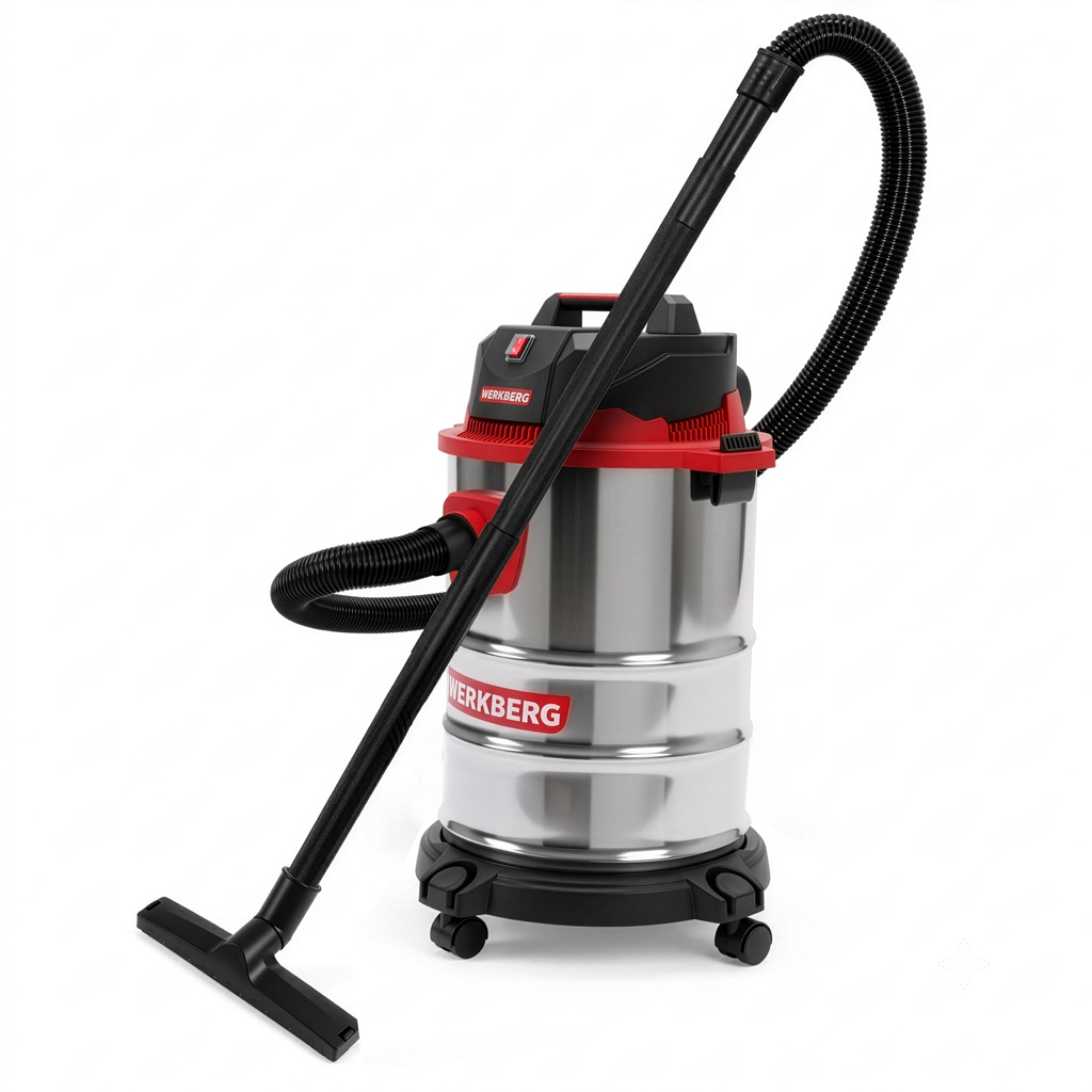 Odkurzacz przemysłowy warsztatowy WERKBERG ODKTB102 wet&dry 20L 1200W
