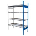 Zdjęcie produktu: Regał magazynowy 4-półkowy STOW H-200 cm L-130 cm G-60 cm ocynk moduł dostawny